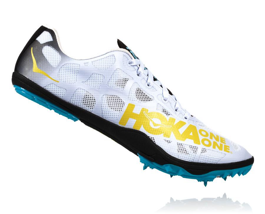 Hoka Australia One One Rocket X - Mens Spikes White - WXUAC-7912